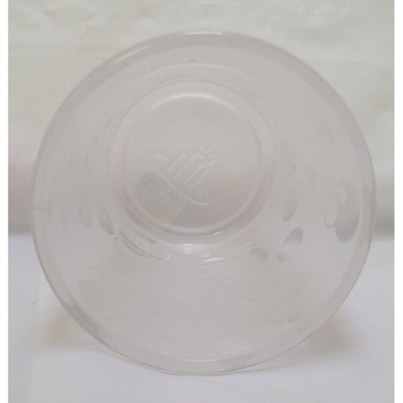 New PartyLite P8877 Dotty Votive Holder - Frosted Glass with Polka Dots Retired - Picture 3 of 11